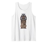 Polygonal Groundhog Illustration Polygon Woodchuck Marmot Canotta