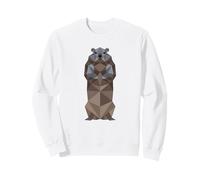 Polygonal Groundhog Illustration Polygon Woodchuck Marmot Felpa