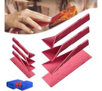 Polygons - Cucchiaio dosatore piatto 3 in 1, 2 cucchiai con 6 diverse dimensioni, cucchiaio dosatore poligonale, piatto, multifunzione, pieghevole, utensili da cucina, utensili da cucina per cucinare