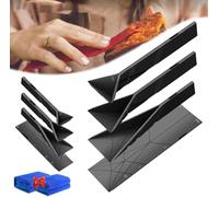 Polygons - Cucchiaio dosatore piatto 3 in 1, 2 cucchiai con 6 diverse dimensioni, cucchiaio dosatore poligonale, piatto, multifunzione, pieghevole, utensili da cucina, utensili da cucina per cuocere
