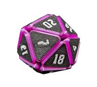 Polyhedral Dice - 3D Printed Calming Squeeze Toy | With Soft Stress Relief Texture, Lightweight Sensory Tool For Tabletop Activities, Home Office Work,
