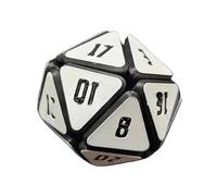 Polyhedral Dice - 3D Printed Calming Squeeze Toy | With Soft Stress Relief Texture, Lightweight Sensory Tool For Tabletop Activities, Home Office Work,