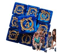 Polyhedral Dice, Table Games Dices Set, 10x Creative Dragon Pattern Role-Playing Toys, Decorative and Functional for Desk, Car, Kids, Adults, Men, Women, 0.67x0.67x0.67 inches Each