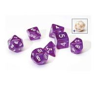 Polyhedral Dice: Translucent Purple
