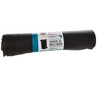 Polylina 10 robusti sacchetti per pattumiera con ruote