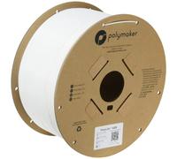 Polymaker PolyLite ABS Filamento 3D Bianco da 1,75 mm, Bobina in Cartone Resistente al Calore