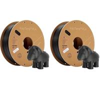 Polymaker PolyTerra PLA Charcoal Black - 1.75mm - 1kg (Confezione da 2)