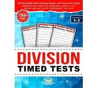 Polymath Panda Division Timed Tests (Tascabile) Practicing Math Facts