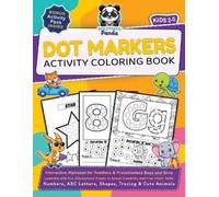 Polymath Panda Dot Markers Activity Coloring Book for Kids 2-5 (Tascabile)