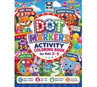 Polymath Panda Dot Markers Activity Coloring Book for Kids 2-5 (Tascabile)