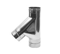 Polymaxacciai Raccordo a T 135° inox 316L Ø 080/100 - Eurostar MI -