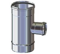 Polymaxacciai Raccordo a T 90° con attacco oriz. Femm. - Eurostar MI - inox 316L Ø 080/100