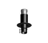 Polymaxacciai Raccordo Telescopico a Soffitto - Nerino Plus MS - Acciaio vetroporc. Ø 080/100