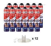 POLYNOR PRO 750 ml PUR isolamento spray (pistola) 12 pz