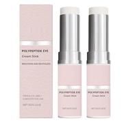 Polypeptidi Eye Stick, sotto gli occhi Brighting Cream Stick Riduci linee sottili, bastoncini idratuosi anti-invecchiamento, anti-ruga e formula rassodante, per i circoli scuri (2Pcs)
