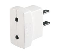 POLY POOL - PP0435Q Adattatore da Viaggio Europe To USA Smart e Compatto - Adattatore da Viaggio con Spina American 10A e Presa Italiana 10A 2P+T