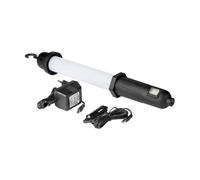 POLY POOL - PP3160 Torcia LED Da Lavoro con Luce 110lm e Gancio Girevole a 360°- Lampada Portatile Ideale per Lavoro Officina con Spina Accendisigari per Auto - Lampada Emergenza Ricaricabile