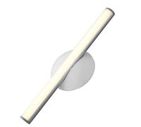 POLYPOOL | PP3112 Lampada Luce LED Ricaricabile USB da Tavolo Scrivania Studio STILUXPLUS 150lm, Lampada Magnetica da Parete Armadio Mensole con Ventosa, Lampada LED Girevole 360°, Luce 3 Luminosità