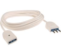 Poly Pool PP0385S Prolunga 5 m, Spina 16 A e Presa Bivalente, Bianco