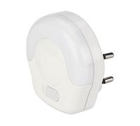 POLYPOOL Punto luce notturno 2 led per presa 10A 2P 250V, provvisto di interruttore ON/OFF. Consumo 1 W, bianco