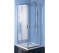 Polysan Easy Line box doccia 90x90 cm quadrato cromo lucida/vetro trasparente EL5115
