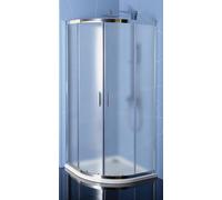 Polysan Easy Line box doccia 90x90 cm semicircolare cromo lucida/vetro opaco EL2638