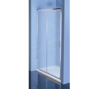 Polysan Easy Line porta doccia 110 cm scorrevole cromo lucida/vetro opaco EL1138