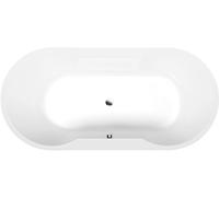 Polysan Io vasca da bagno ovale 180x85 cm ovale bianco 16611
