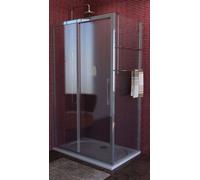 Polysan Lucis Line parete doccia 80 cm cromo lucida/vetro trasparente DL3315