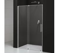 Polysan Rolls Line porta doccia 140 cm scorrevole cromo lucida/vetro trasparente RL1415