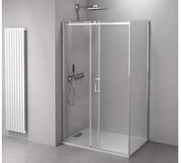 Polysan Thron Line parete doccia 100 cm cromo lucida/vetro trasparente TL3010