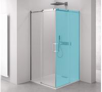 Polysan Thron Line porta doccia 120 cm scorrevole cromo lucida/vetro trasparente TL5212