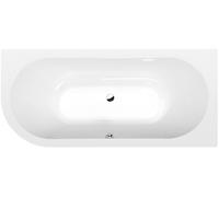 Polysan Viva vasca da bagno angolare 185x80 cm destra bianco 72129