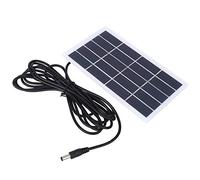 Polysilicon Solar Power, 2W 5V Pannello solare Pannello batteria con interfaccia CC che si ricarica per lampada da giardino esterna a batteria 3,7V Mini Pannelli Solari 5V
