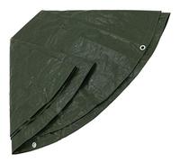 PolyTarp copertura in legno ROTONDO - verde - "schwere Ausführung" - 3m Diametro
