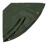 PolyTarp copertura in legno ROTONDO - verde - "schwere Ausführung" - 5m Diametro