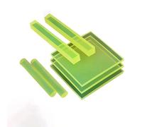 Polyurethane (PU) Sheet 1-20mm Thick for Industrial Damping & Cushioning Applications(100x100x2mm 2pcs)