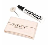 Polywatch - Kit di lucidatura per plastica, 5 ml, per rimuovere graffi da orologi, per plastica, acrilico e cristalli di esalite, ripristina la chiarezza, include corda lucidante e panno per la