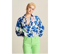 POM Amsterdam Blouse - Violet Crane Birds Blue Taglia: 40 | Cappotti Outlet | Donna | Viola