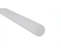 Pom Asta Tonda Ø 100 MM Nero Bianco Sbarra Rotonda Plastica Tondini