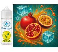 Pom Chill Wave - Melograno Frutto della Passione Ice Aroma Concentrato - Vegano - Sasami - 10ml