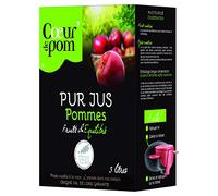 Pom Cuore puro succo di mela, naturale, multivarietal, 3 l