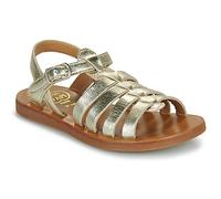 Pom d'Api Sandali bassi PLAGETTE STRAP in Oro 24