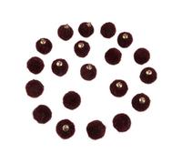 Pom Pom Beads 20 Pz Pendenti E Ciondoli Palla di Peluche Perline Multicolori Imitazione Crine Cavallo Pom Ciondolo Cinghia for Fare FAI DA TE Orecchino Accessori Gioielli(Color6)