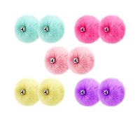 Pom Pom per Pattini A Rotelle da 10 Pezzi con Jingle Bells - Pompon per Pat5503
