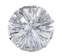 Pom Poms For Cheerleading - 30cm Large Girls Kids Poms For Dance Teams | Easy To Work Cheerleading Props With Finger-Friendly Rings, 30cm/11.8inch Foil Sport Team Spirit Cheering Items For Squad Team