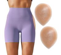 POMAMZ Cuscinetti silicone fianchi - autoadesivi, riutilizz. | Silicone medicale, traspirante, invisibile sotto jeans/gonne, modella le curve, lavabile