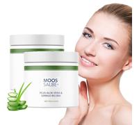 Pomata di muschio Plus, per la riparazione attiva della pelle, contro le imperfezioni della pelle e la lucentezza della pelle, crema muschio naturale, aloe vera, contro le rughe, per tutti i tipi di