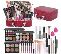 pomcral - Kit di trucco, kit completo di trucco per donne, set trucco professionale per principianti, set regalo trucco per