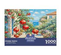 Pomegranate Blossom Jigsaw Puzzle Impossible 1000Pcs Decorazione Per La Casa. Giochi Rilassamento E Intelligence Per Adulti E Ragazzi Da 14 Anni 38x26cm/1000pcs